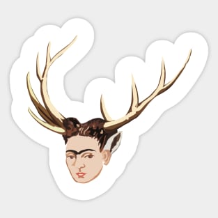 deer frida Sticker